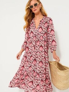 Tuckernuck Ikat Long Sleeve Salty Paloma